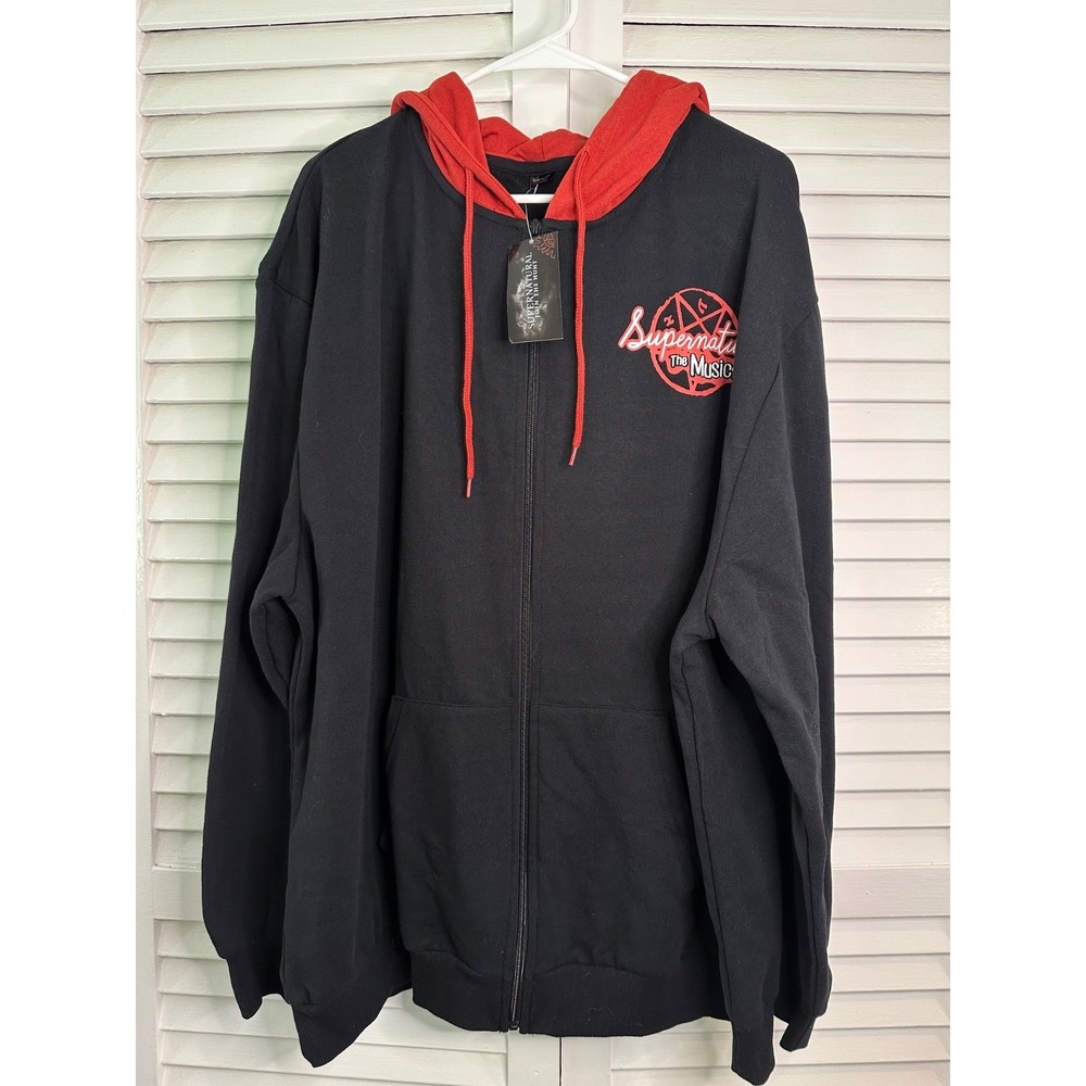 NWT Culturefly Size 3XL Supernatural The Musical Full Zip Hoodie Jacket